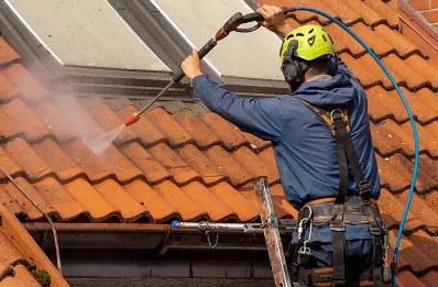 Démoussage et hydrofuge de toiture à Fiménil